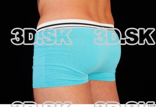 Pelvis turquoise shorts brown shoes of Leland 0004